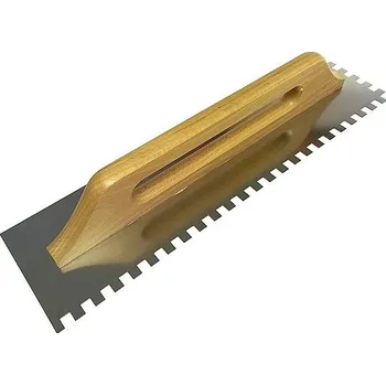 Zednické hladítko Bat nářadí nerezové zubaté hladítko E8x8x8 00691