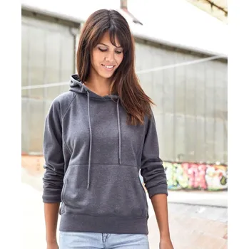 Pánská mikina James Nicholson JN 8023 Dámská raglánová mikina s kapucí white XS 02802300100