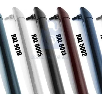 Plotová vzpěra Vzpěra plotová, poplastovaná, včetně osazené kotvy, různé barvy 2000 x 38 x 1,5 mm antracit 7016, balení 1 ks