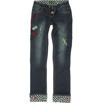 Dámské kalhoty Dámské džíny Rusty Pistons RPTRW11 Rose blue vel. 26|32