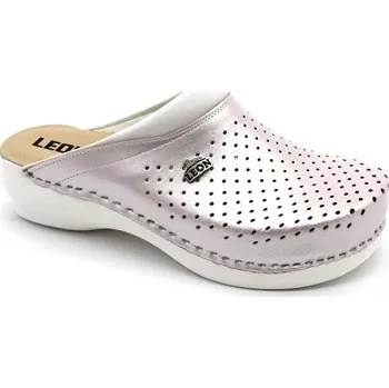 Dámská zdravotní obuv Leon PU100 Dámská zdravotní kožená obuv uzavřená - Perlová Velikost: 37