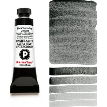 Vodová barva Akvarelová barva Daniel Smith PrimaTek, 15ml - černá Barva: 207 - Black Tourmaline Genuine