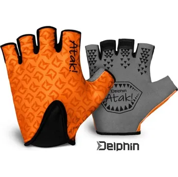 Rybářské oblečení Bezprsté přívlačové rukavice Delphin Atak! 25F velikost: XL