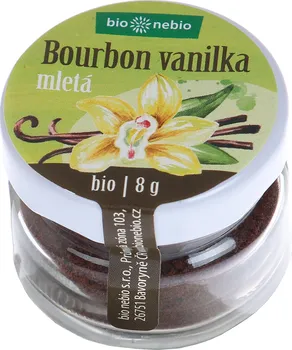 Speciální výživa bio nebio Bourbon vanilka mletá BIO 8 g