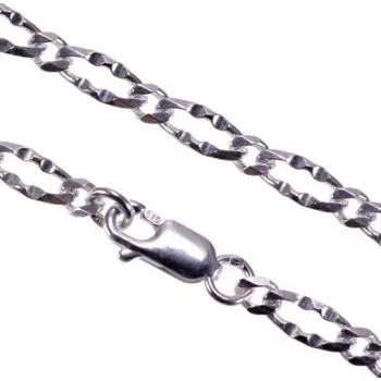 Řetízek Stříbrný řetízek FIGARO 4,5mm, 42cm Unisex (7,70g)