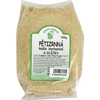 Zdraví z přírody Pětizrnná kaše instantní s klíčky 200 g