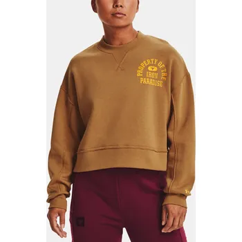 Dámská mikina Dámská mikina Under Armour UA Prjct Rock Fleece LC C 1370546-277 Hnědá MD