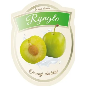 Samolepící etiketa Tisk samolepky rynglovice - 75x95mm