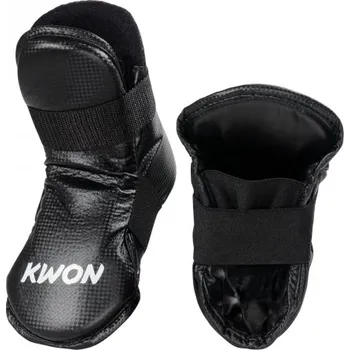 Sport KWON KWON chrániče nártu Semi-Tec černé - velikost: S - Prodloužená možnost vrácení zboží do 60 dní.