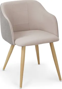 Jídelní židle Halmar K288 šedá/béžová