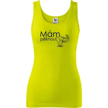 Mám pěknou vopici - Dámské tílko - XS ( Limetková )