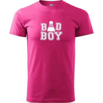Pánská móda Badminton Bad Boy - Klasické pánské triko vyšší gramáže - 2XL ( Purpurová )