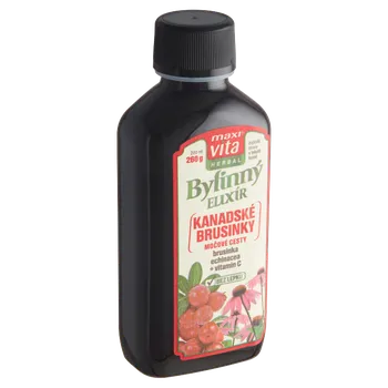 Přírodní produkt Maxi Vita Herbal Bylinný elixír kanadské brusinky 200 ml