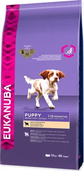Krmivo pro psa Eukanuba Puppy Large Breed Lamb/Rice 12 kg