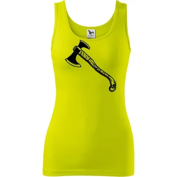 Dámské tričko Viking sekera - Dámské tílko - XL ( Limetková )