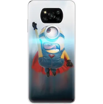 Pouzdro na mobilní telefon Odolné silikonové pouzdro iSaprio - Mimons Superman 02 - Xiaomi Poco X3 Pro / X3 NFC