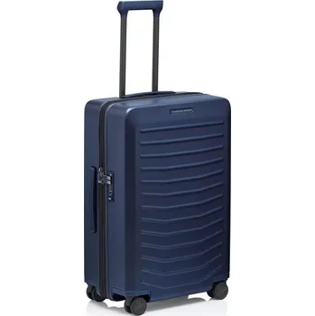 PORSCHE DESIGN Roadster Hardcase 4W Trolley M Cestovní zavazadlo kufr skořepinový velikost M matně modrá TSA (690 x 480 x 280 mm Středně velké, rozšiřitelné designové zavazadlo z lehkého plastu. Tichá kola)