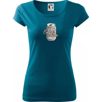 Dámské oblečení Cínová svatba 10 - Dámské triko Pure - 2XL ( Petrolejová )