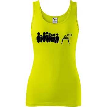 Fronta na máslo - Dámské tílko - XL ( Limetková )