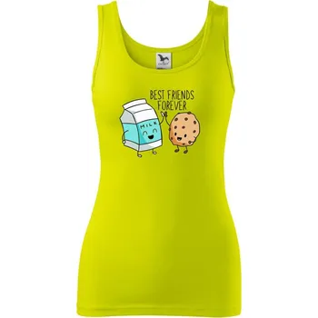 BFF mléko a sušenka - Dámské tílko - XS ( Limetková )