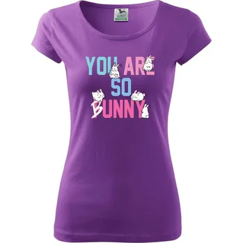 Dámské tričko You are so funny - Dámské triko Pure - 3XL ( Fialová )