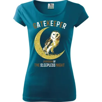 Dámské tričko Owl gate - Dámské triko Pure - XS ( Petrolejová )