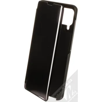 Pouzdro na mobilní telefon 1Mcz Clear View flipové pouzdro pro Samsung Galaxy A22, Galaxy M22, Galaxy M32 černá (black)