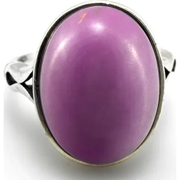 Prsten Stříbrný prsten (Ag 925/1000) s phosphosideritem QA, vel. kamene cca 22 mm, RARITA (FS515R)