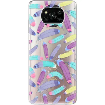 Pouzdro na mobilní telefon Odolné silikonové pouzdro iSaprio - Feather Pattern 01 - Xiaomi Poco X3 Pro / X3 NFC