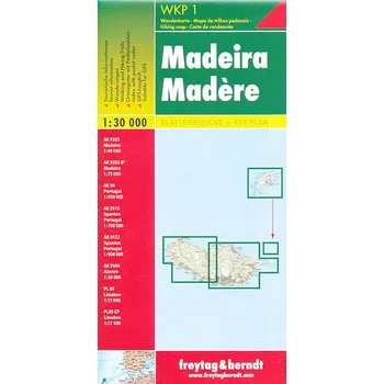 Madeira 1:30 000 - Freytag & Berndt (2016)