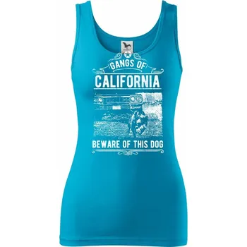Dámské tričko Gangs Of California - Dámské tílko - 2XL ( Světlý tyrkys )