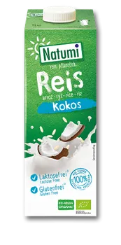 Rostlinné mléko Natumi Rýžový nápoj s kokosem BIO 1 l