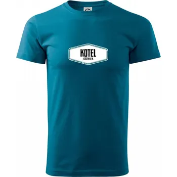Pánské tričko Hora Kotel - Klasické pánské triko vyšší gramáže - S ( Petrolejová )