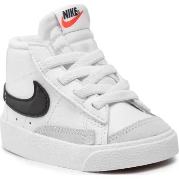 Chlapecké tenisky NIKE Blazer Mid '77 TD DA4088 100 White/Black/Total Orange 21