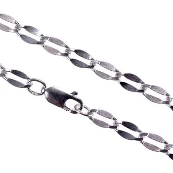 Řetízek Stříbrný řetízek FIG 4mm, 45cm, 5,65g Stříbro 925/1000