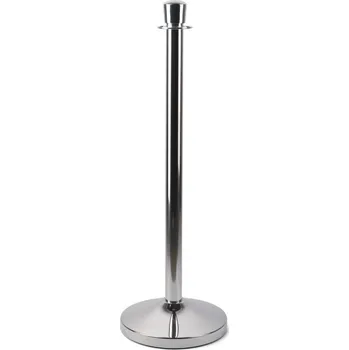 Informační tabulka Bariéra, sloupek pro provaz - chromový