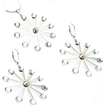 Souprava šperků Souprava Maxi se Swarovski křišťály Rhodium