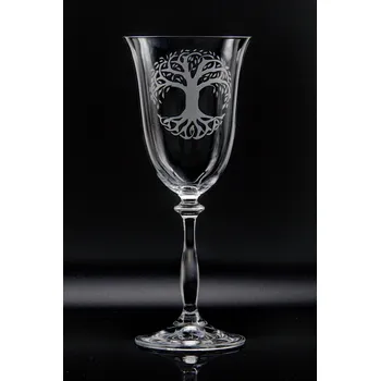 Sklenice 6x Sklenice Angela 350 ml - motiv Strom života, Vyberte variantu nápojového skla s tímto motivem Lara 160 ml pivní sklenice