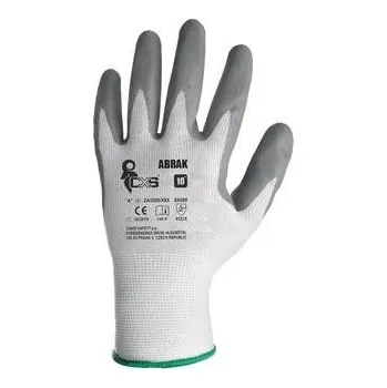 Pracovní rukavice Rukavice CXS ABRAK, máčené v nitrilu, vel. 08