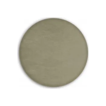 Předsíňová stěna Čalouněný nástěnný panel kolo - průměr 20 cm, výška 3 cm - tmavě béžová