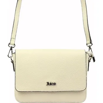 Kabelka Kožená kabelka JUICE 112234 - světle béžová