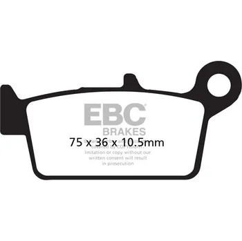 Brzdová destička Brzdové destičky EBC EPFA131HH