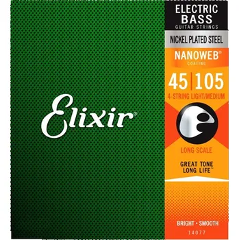 Příslušenství pro strunný nástroj ELIXIR 14077 Electric Bass Strings NW - 45/105