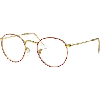 Brýlová obroučka Ray-Ban® 3447V červená zlatá lesk, stranice zlatá lesk 3106