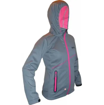 Cyklistická bunda DÁMSKÁ BUNDA HAVEN THERMOTEC ŠEDO/RUŽOVÁ Velikost: L