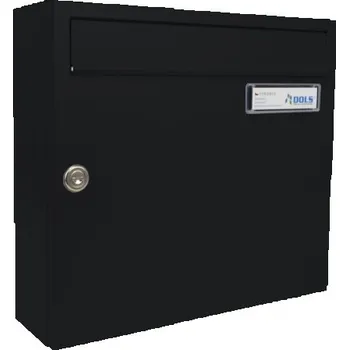 Poštovní schránka Poštovní schránka A-01 - na stěnu - lakovaná - RAL 9005 MAT. - ČERNÁ