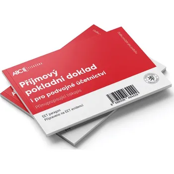 Tiskopis Příjmový pokl. doklad i pro podv. účet. propis. A6, 50 listů