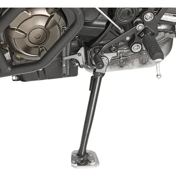 ES2130 rozšíření bočního stojánku Yamaha MT-07 700 Tracer (16-24), stříbrné hliníkové
