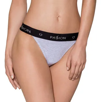 Dámské erotické prádlo Passion PS015 Panties Grey Velikost S