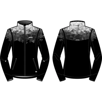 Dámská větrovka Dámská běžecká bunda KV+ Tornado black/white 22V107.1 2021/22